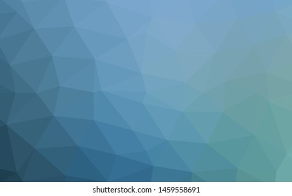 Light BLUE vector abstract mosaic background. Colorful abstract illustration with gradient. Completely new template for your business design.