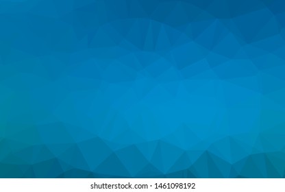 Light BLUE vector abstract mosaic backdrop. Glitter abstract illustration with an elegant design. New texture for your design.