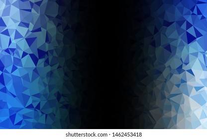 Light BLUE vector abstract mosaic pattern. Colorful illustration in abstract style with gradient. Elegant pattern for a brand book.