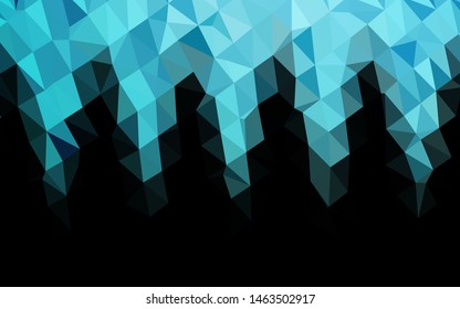 Light BLUE vector abstract mosaic background. An elegant bright illustration with gradient. Brand new design for your business.