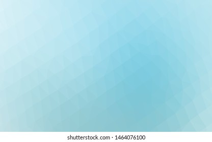 Light BLUE vector abstract mosaic background. Colorful illustration in abstract style with gradient. Template for a cell phone background.