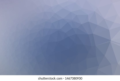 Light BLUE vector abstract mosaic background. Shining illustration, which consist of triangles. Completely new template for your business design.