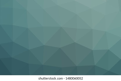 Light BLUE vector abstract mosaic background. Modern geometrical abstract illustration with gradient. Polygonal design for your web site.