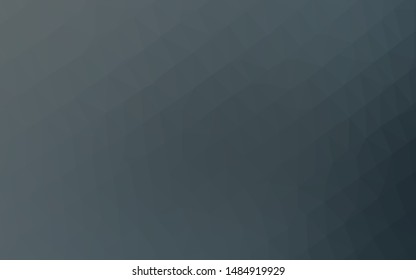 Light BLUE vector abstract mosaic backdrop. A sample with polygonal shapes. The best triangular design for your business.