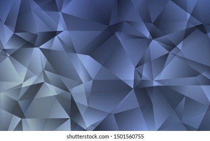Light BLUE vector abstract mosaic backdrop. Colorful illustration in abstract style with triangles. Best triangular design for your business.
