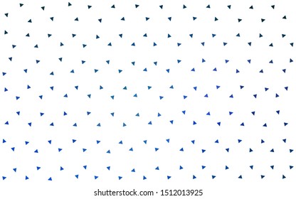 Light BLUE vector  abstract mosaic background. Shining colorful illustration with triangles. Pattern for a brand book's backdrop.