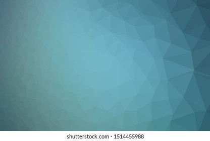 Light BLUE vector abstract mosaic backdrop. Colorful illustration in abstract style with gradient. The best triangular design for your business.