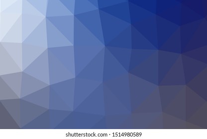 Light BLUE vector abstract mosaic pattern. A completely new color illustration in a vague style. Elegant pattern for a brand book.