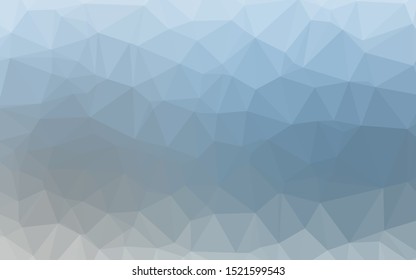 Light BLUE vector abstract mosaic pattern. A sample with polygonal shapes. Brand new style for your business design.