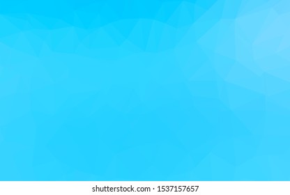 Light BLUE vector abstract mosaic pattern. A vague abstract illustration with gradient. Elegant pattern for a brand book.