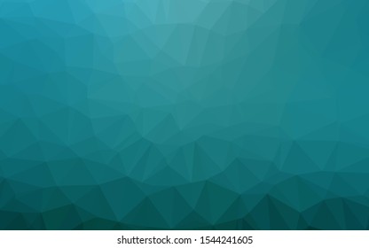 Light BLUE vector abstract mosaic backdrop. A completely new color illustration in a vague style. Completely new template for your business design.