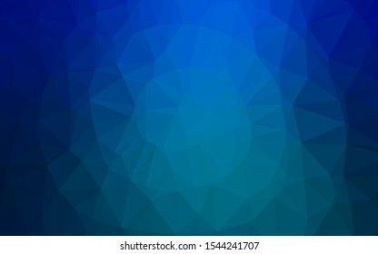 Light BLUE vector abstract mosaic pattern. A completely new color illustration in a vague style. Textured pattern for background.