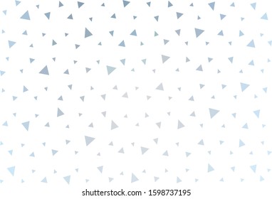 Light BLUE vector  abstract mosaic backdrop. Colorful illustration in polygonal style with gradient. Textured pattern for your backgrounds.