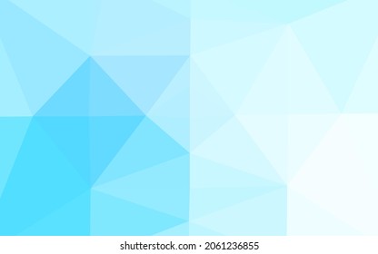 Leichte BLAU, abstraktes Mosaikmuster mit Vektorgrafik. Kreative Illustration im Stil der Halbfone mit Farbverlauf. Elegantes Muster für ein Markenbuch.