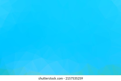Light BLUE vector abstract mosaic backdrop. Glitter abstract illustration with an elegant design. Brand new style for your business design.