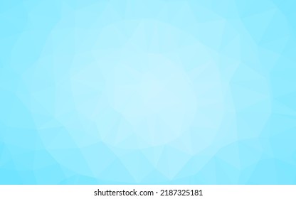 Light BLUE vector abstract mosaic background. Geometric illustration in Origami style with gradient. Polygonal design for your web site.