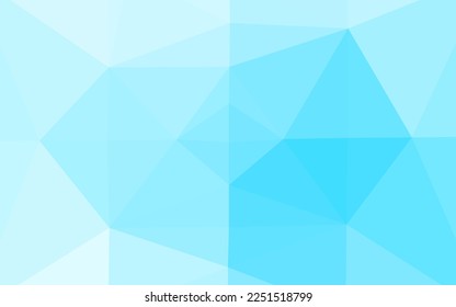 Image vectorielle BLEU clair, arrière-plan abstrait mosaïque. Illustration colorée dans un style abstrait avec dégradé. Motif élégant pour un livre de marque.