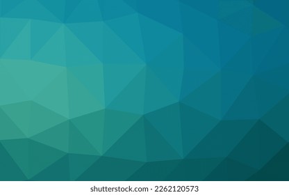 Hellblauer, abstrakter Mosaikhintergrund mit Vektorgrafik. Farbige Illustration im Stil Origami mit Farbverlauf.  Komplett neue Vorlage für Ihr Business Design.