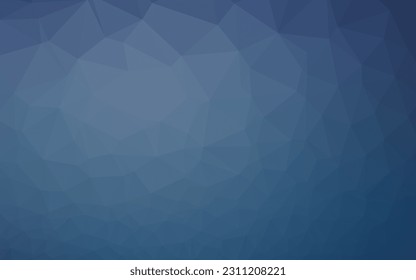 Fondo de mosaico abstracto del vector ligero AZUL. Ilustración brillante, que consiste en triángulos. Nuevo estilo para su diseño de negocio.
