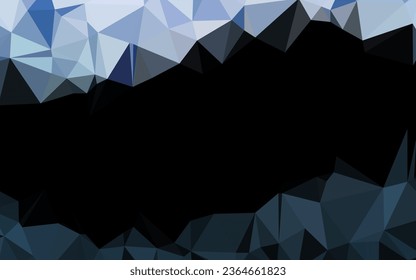 Light BLUE vector abstract mosaic pattern. Colorful abstract illustration with gradient. Completely new design for your business.