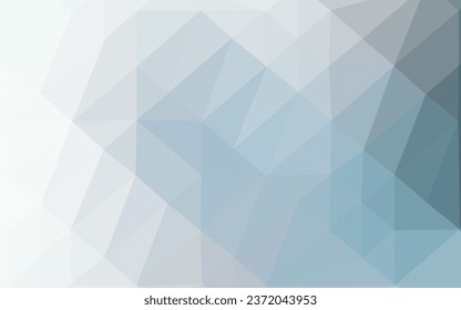 Light BLUE vector abstract mosaic pattern. Colorful illustration in abstract style with gradient. Template for a cell phone background.