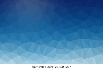 Fondo de mosaico abstracto de vector claro AZUE. Ilustración abstracta brillante con un diseño elegante. Patrón triangular para el diseño de su negocio.