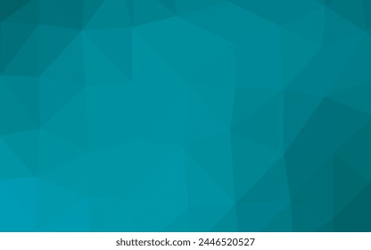 Light BLUE vector abstract mosaic background. A vague abstract illustration with gradient. The best triangular design for your business.