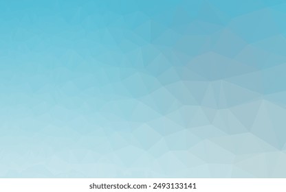 Light BLUE vector abstract mosaic background. Colorful abstract illustration with gradient. Completely new design for your business.
