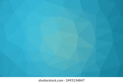 Fondo de mosaico abstracto de Vector AZUL claro. Una ilustración de color completamente nueva en un estilo vago. Patrón elegante para un libro de marca.