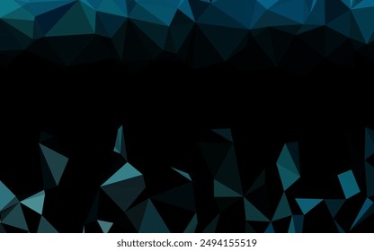 Light BLUE vector abstract mosaic backdrop. Colorful illustration in abstract style with gradient. Brand new style for your business design.
