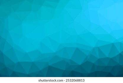 Light BLUE vector abstract mosaic backdrop. Creative illustration in halftone style with gradient. Elegant pattern for a brand book.