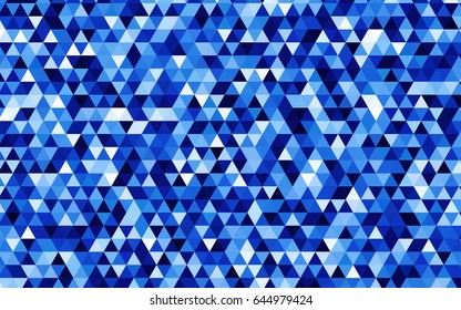 Light BLUE vector abstract mosaic background. Colorful abstract illustration with gradient. The elegant pattern can be used as part of a brand book.