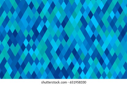 Light BLUE vector abstract mosaic template. A completely new color illustration in a vague style. The template can be used as a background for cell phones.
