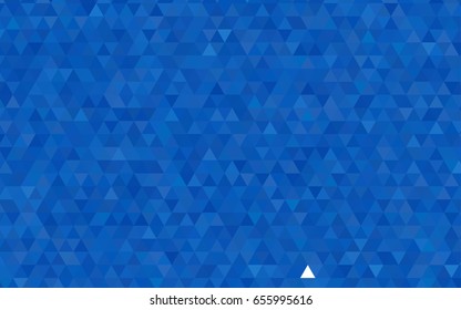 Light BLUE vector abstract mosaic background. Shining illustration, which consist of triangles. A completely new template for your business design.
