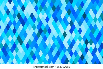 Light BLUE vector abstract mosaic template. Colorful illustration in abstract style with gradient. The template can be used as a background for cell phones.