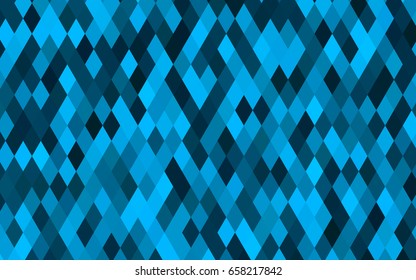 Light BLUE vector abstract mosaic template. Colorful abstract illustration with gradient. The completely new template can be used for your brand book.