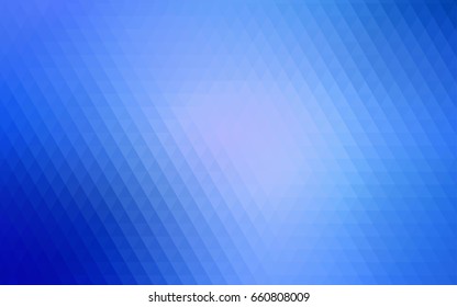 Light BLUE vector abstract mosaic background. Creative geometric illustration in Origami style with gradient. Triangular pattern for your business design.