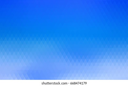 Light BLUE vector abstract mosaic background. Shining colored illustration in a brand-new style. The textured pattern can be used for background.