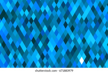 Light BLUE vector abstract mosaic pattern. A sample with polygonal shapes. A completely new design for your business.