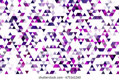 Light BLUE vector abstract mosaic background. Triangular geometric sample with gradient.  A new texture for your design.