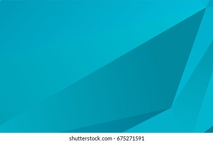 Light BLUE vector abstract mosaic template. Colorful abstract illustration with gradient. A new texture for your design.