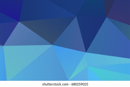 Light BLUE vector abstract mosaic pattern. Glitter abstract illustration with an elegant design. Brand-new design for your business.