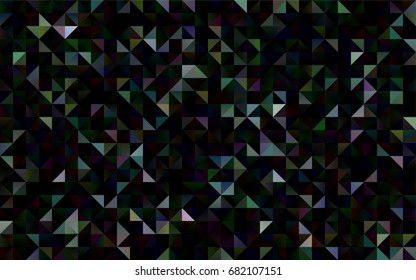 Light BLUE vector abstract mosaic background. Triangular geometric sample with gradient.  A new texture for your design.