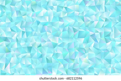 Light BLUE vector abstract mosaic background. Brand-new colored illustration in blurry style with gradient. A completely new design for your business.