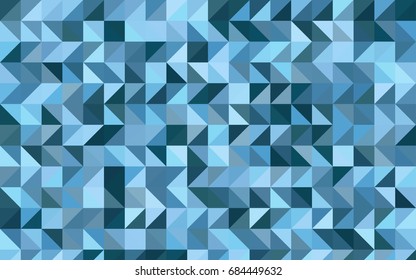 Light BLUE vector abstract mosaic background. An elegant bright illustration with gradient. The elegant pattern can be used as part of a brand book.