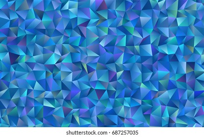 Light BLUE vector abstract mosaic background. A vague abstract illustration with gradient. The template can be used as a background for cell phones.