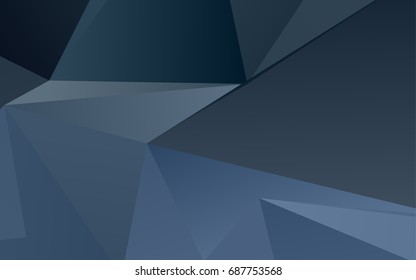 Light BLUE vector abstract mosaic pattern. A sample with polygonal shapes. A completely new template for your business design.