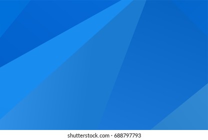 Light BLUE vector abstract mosaic background. Triangular geometric sample with gradient.  The elegant pattern can be used as part of a brand book.