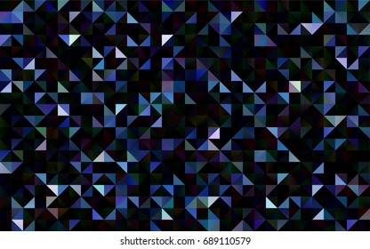 Light BLUE vector abstract mosaic pattern. An elegant bright illustration with gradient. Brand-new style for your business design.