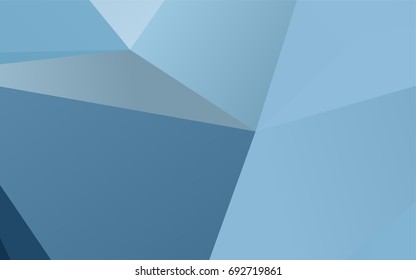 Light BLUE vector abstract mosaic template. Glitter abstract illustration with an elegant design. Brand-new style for your business design.